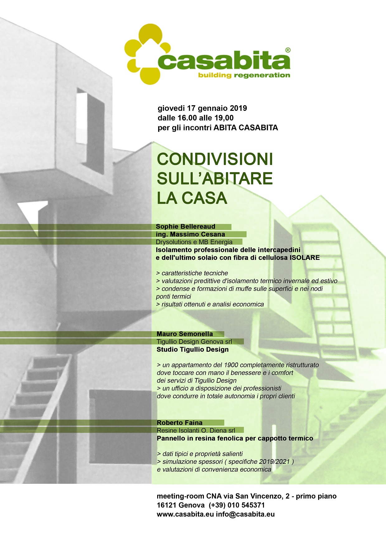 Locandina Casabita 17 gennaio 2019